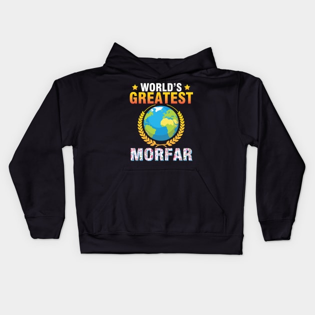 World's Greatest Morfar Happy To Me Mother Father Dad Mommy Kids Hoodie by Cowan79